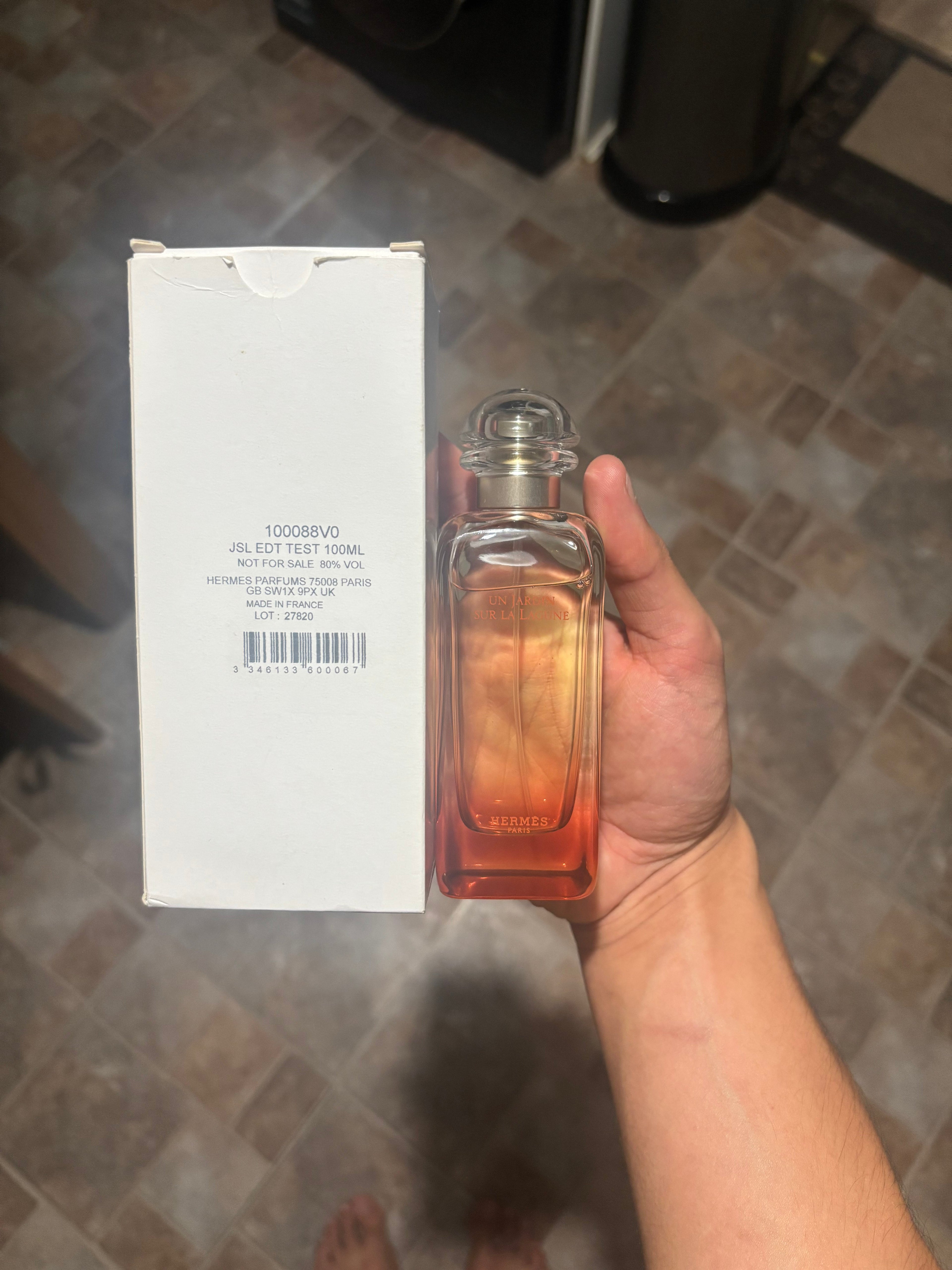 Hermes Un Jardin Sur La Lagune EDT 100ML (Tester Box)