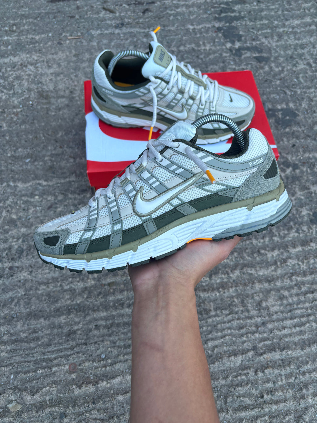 Nike P-6000 Light Army Cargo Khaki